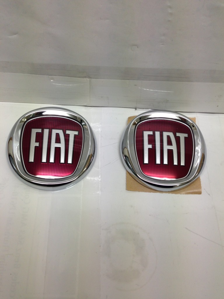 FIAT フロント リア エンブレム セット 純正 新品 フィアット 500
