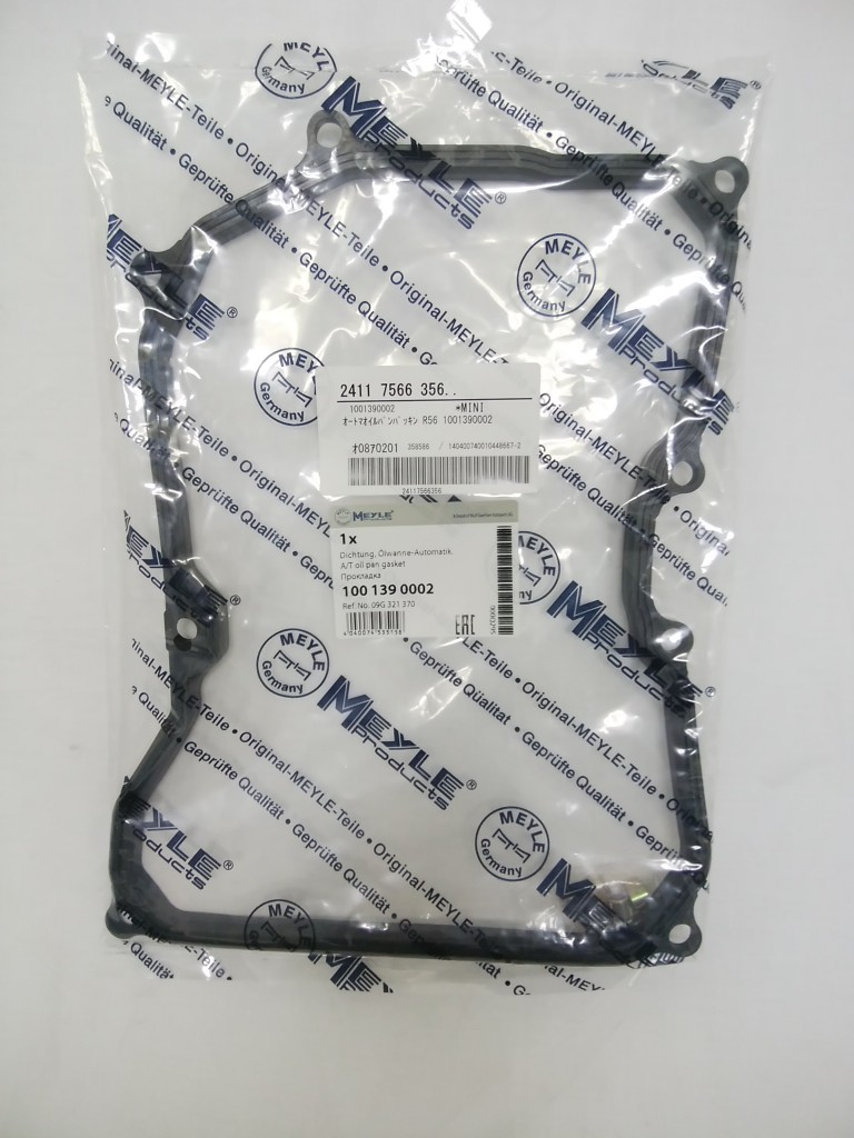 BMWミニ R56 オートマオイルパンガスケット 24117566356