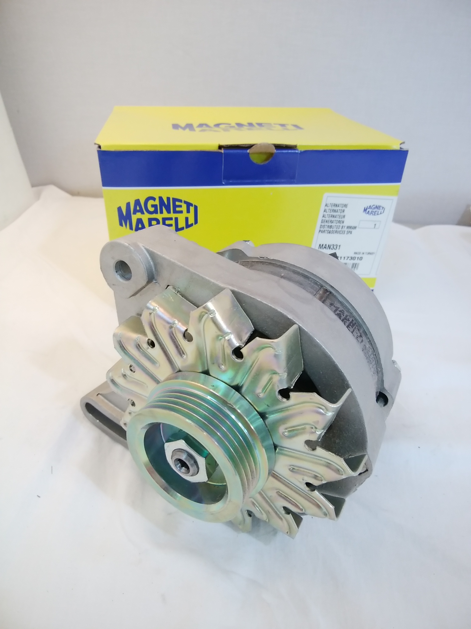 フィアット　パンダ 141 オルタネーター65amp 7713140 フィアットパーツ 通販 オルタネーター MAN331 お取り寄せ品詳細